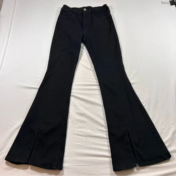 Hollister Black High-Rise Flare Jeans - Picture 1 of 7